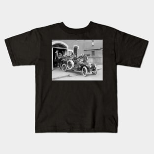 Fire Squad, 1911. Vintage Photo Kids T-Shirt